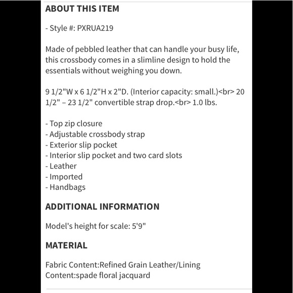 Medium Leather Crossbody Bag - Picture 8 of 8